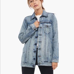 ABLE Long Merly Jean Jacket Size S